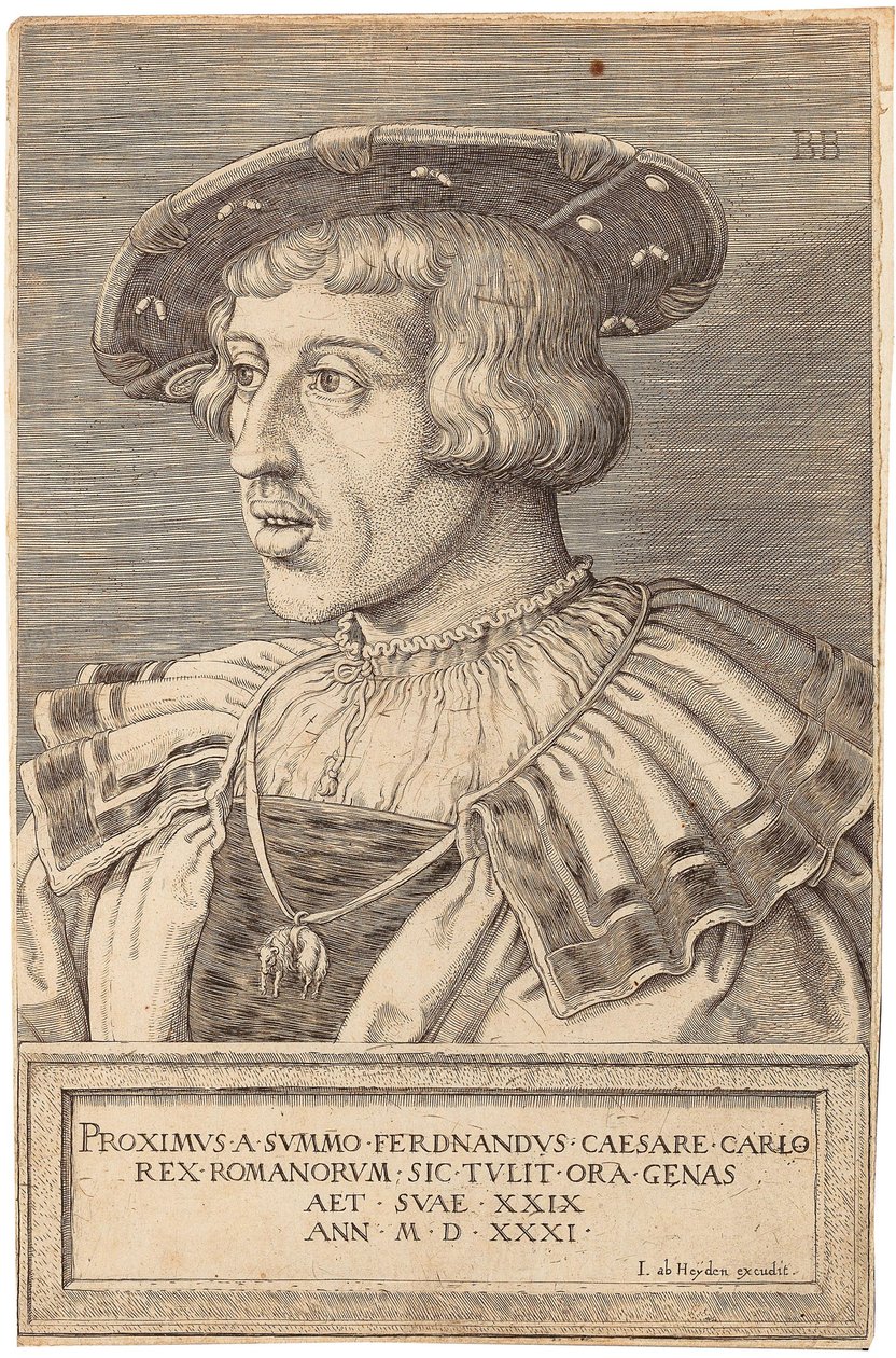 Keisari Ferdinand I:n muotokuva 1503-1564, 1531. tekijältä Barthel Beham