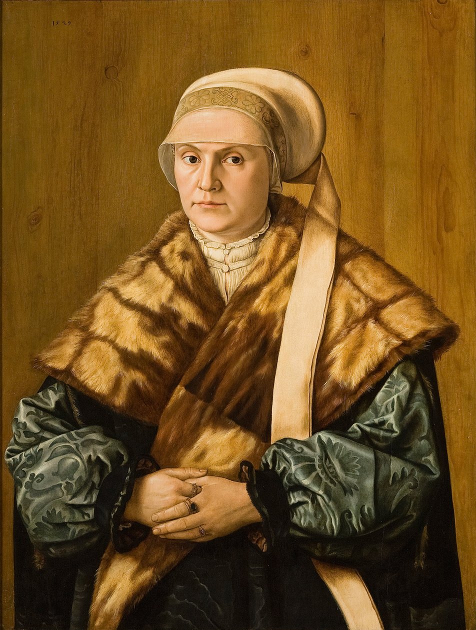Naisen muotokuva, 1529 tekijältä Barthel Beham