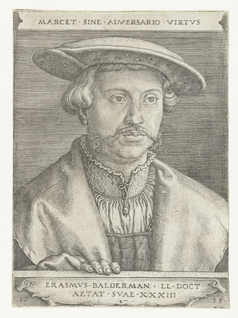 Erasmus Baldermanin muotokuva tekijältä Barthel Beham
