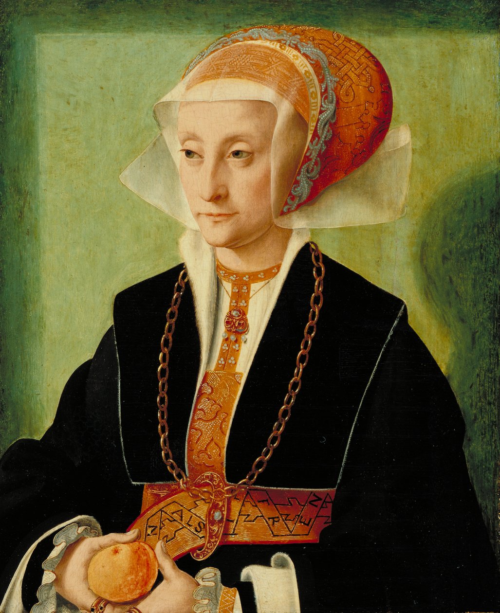 Naisen muotokuva, n. 1539 tekijältä Bartholomaeus Bruyn