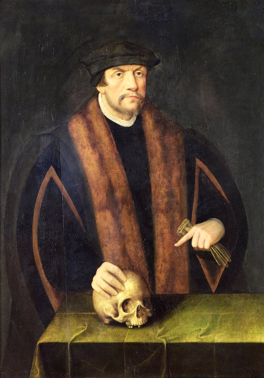 Miehen muotokuva, n. 1550 tekijältä Bartholomaeus Bruyn