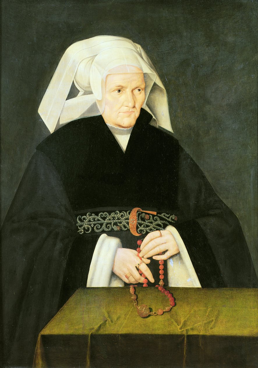 Naisen muotokuva, n. 1550 tekijältä Bartholomaeus Bruyn