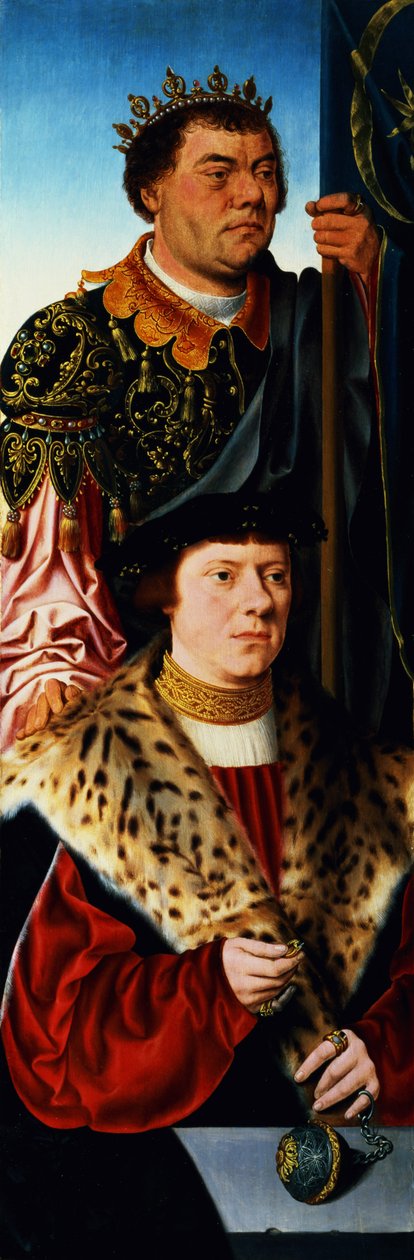 St. Maurice (vasen paneeli triptyykistä) tekijältä Bartholomaeus Bruyn