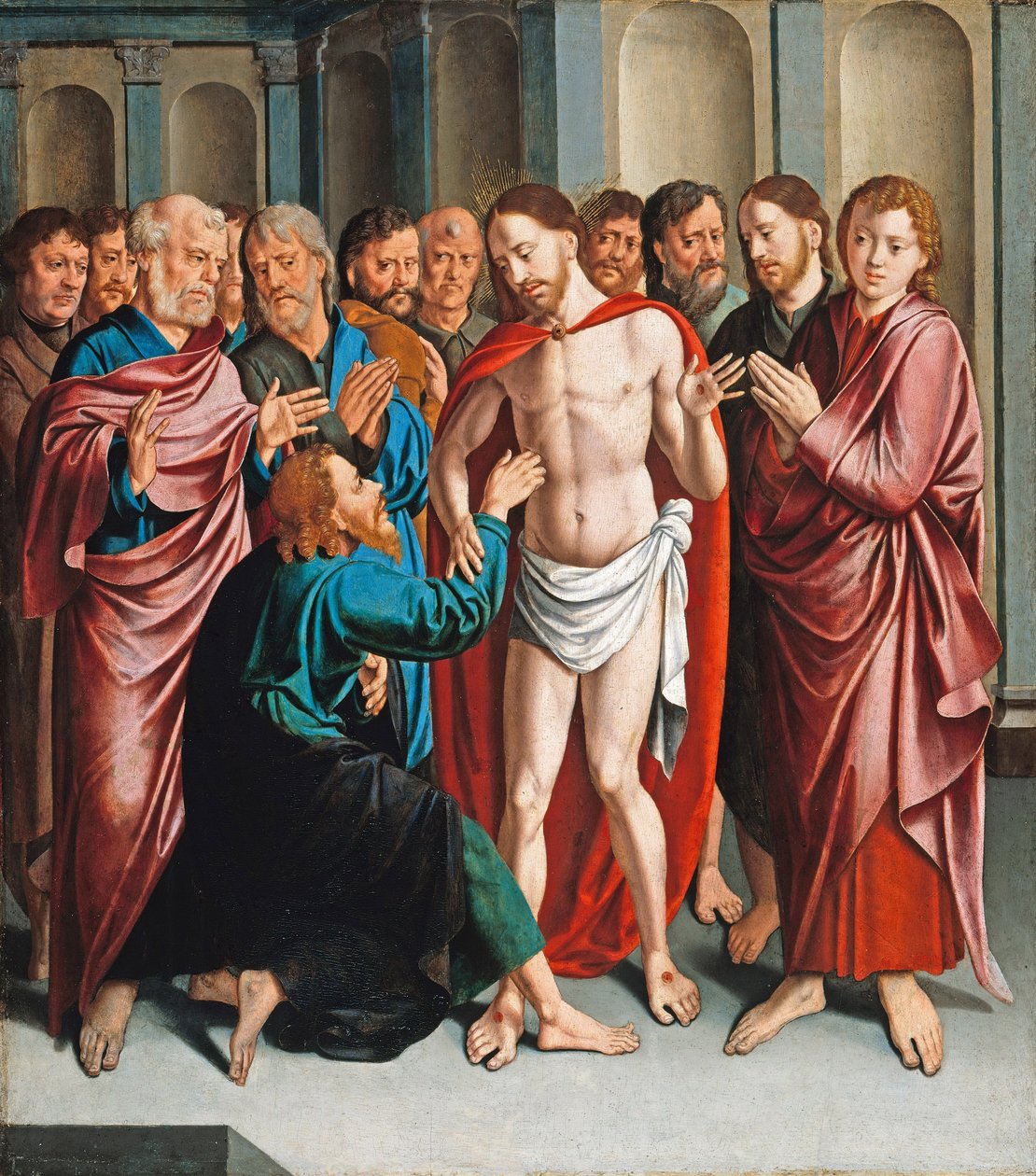 Pyhän Tuomaan uskottomuus tekijältä Bartholomaeus Bruyn