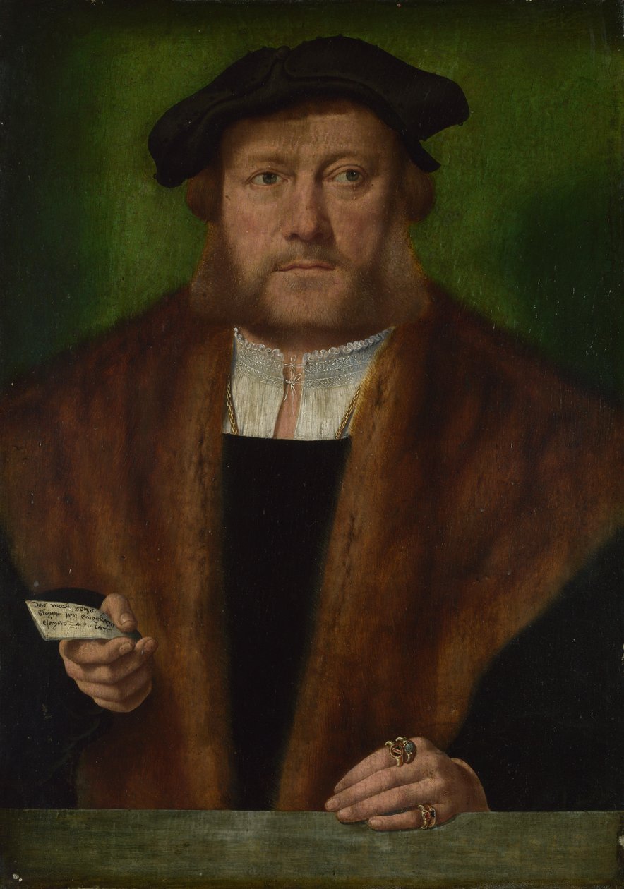 Mies, luultavasti Straussin perheestä tekijältä Bartholomaeus Bruyn the Elder