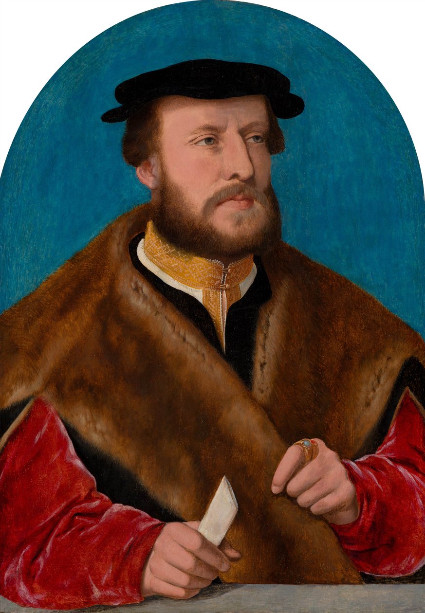 Hollanti: Jakob Omphaliuksen muotokuva (1500-1567) Jakob Omphaliuksen muotokuva tekijältä Bartholomaeus Bruyn the Elder