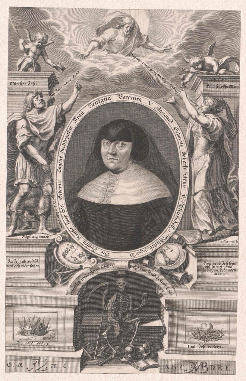 Benigna Veronica Schaffalizky von Mukodell (tuloste) tekijältä Bartholomäus Kilian