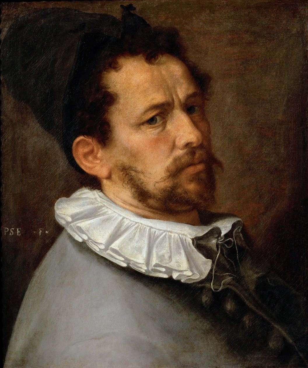 Omakuva, noin 1580-1585 tekijältä Bartholomaeus Spranger