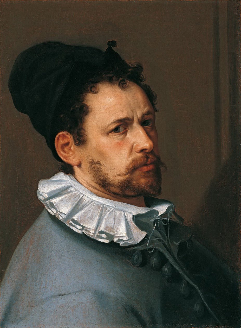 Omakuva, noin 1585. tekijältä Bartholomaeus Spranger