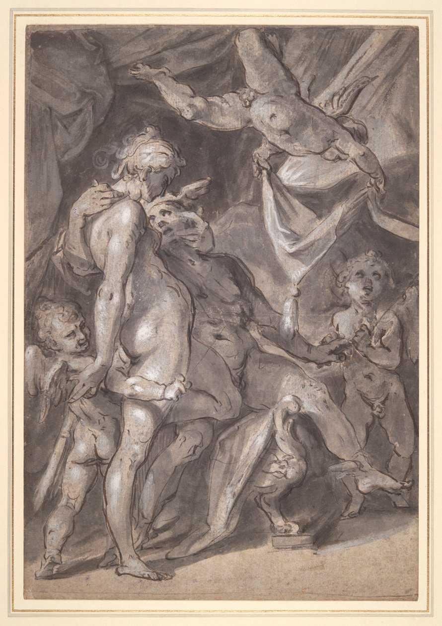 Venus ja Merkurius tekijältä Bartholomaeus Spranger