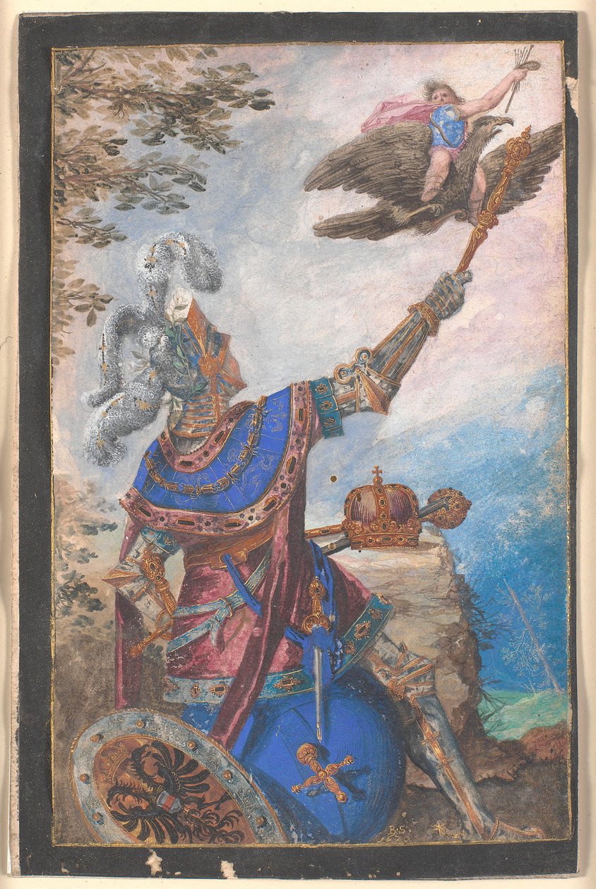 Allegoria maalauksesta Habsburgien talon alla tekijältä Bartholomäus Strobel d.Y.