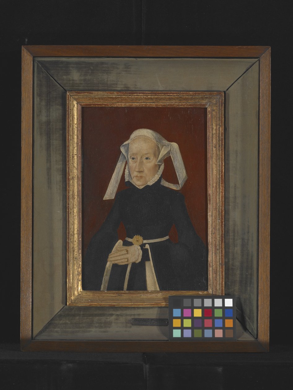 Naisen muotokuva (öljy puulle) tekijältä Bartholomaeus the Elder Bruyn