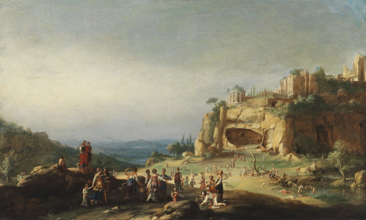 Arkadialainen maisema tekijältä Bartholomeus Breenbergh