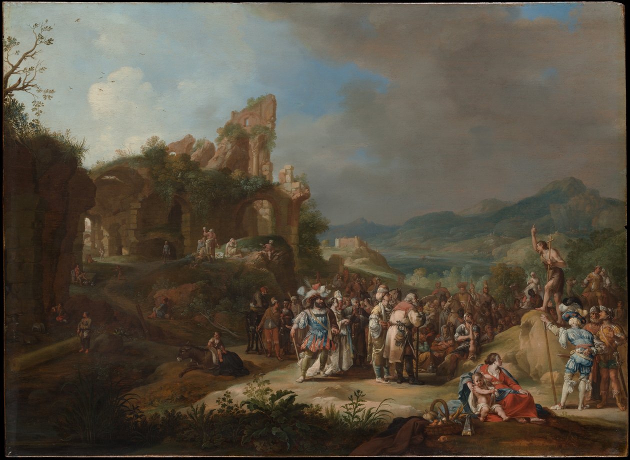 Johannes Kastajan saarnat tekijältä Bartholomeus Breenbergh