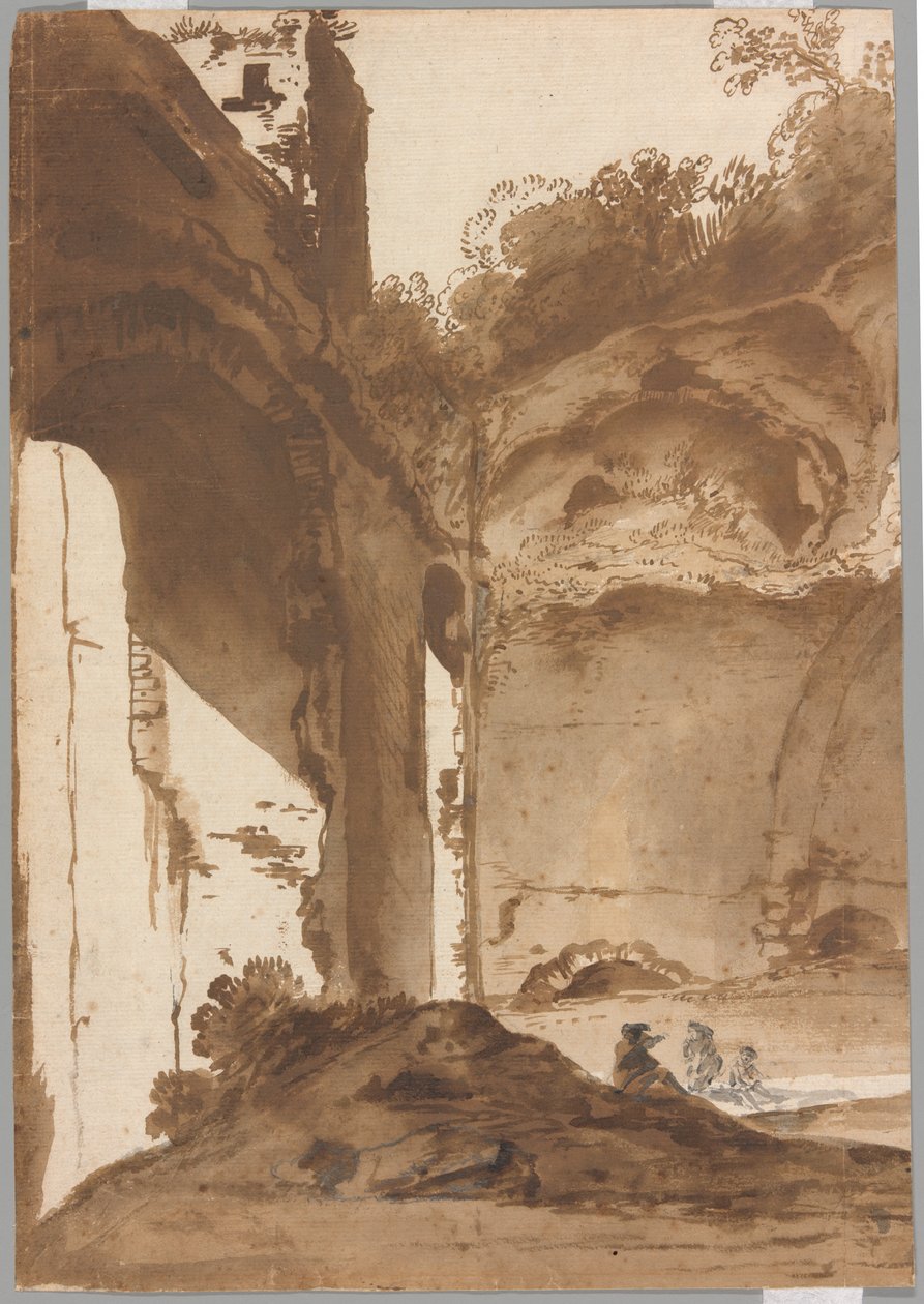 Maecenasin huvila Tivolissa tekijältä Bartholomeus Breenbergh
