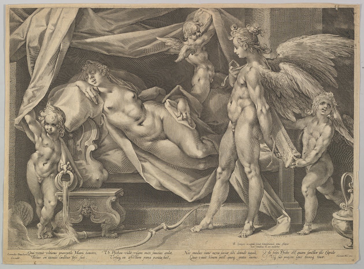 Cupid & Psyche, n. 1631 tekijältä Bartholomeus Spranger