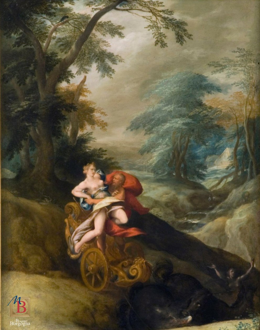 Persefonen raiskaus tekijältä Bartholomeus Spranger