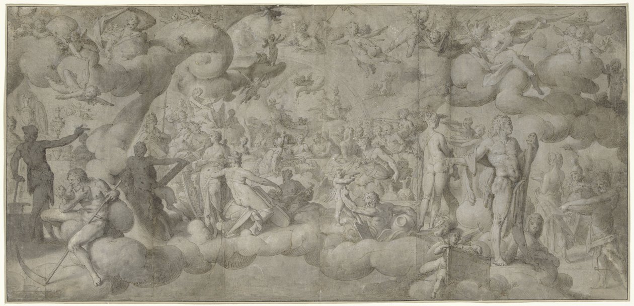 Les noces de Cupido i Psychefinnish tekijältä Bartholomeus Spranger