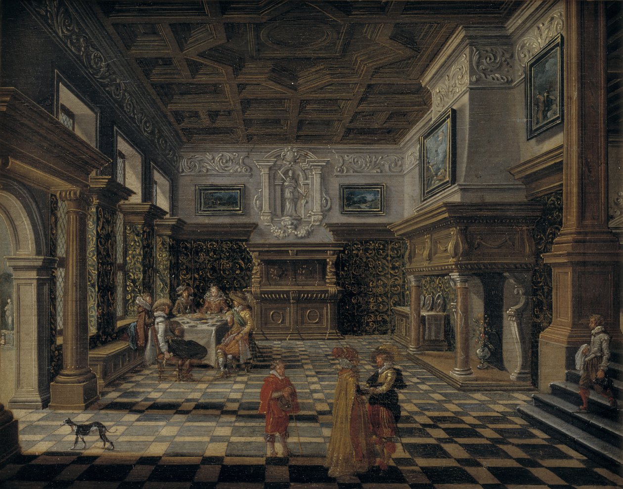 Runsas renessanssisisustus ja juhla tekijältä Bartholomeus van Bassen