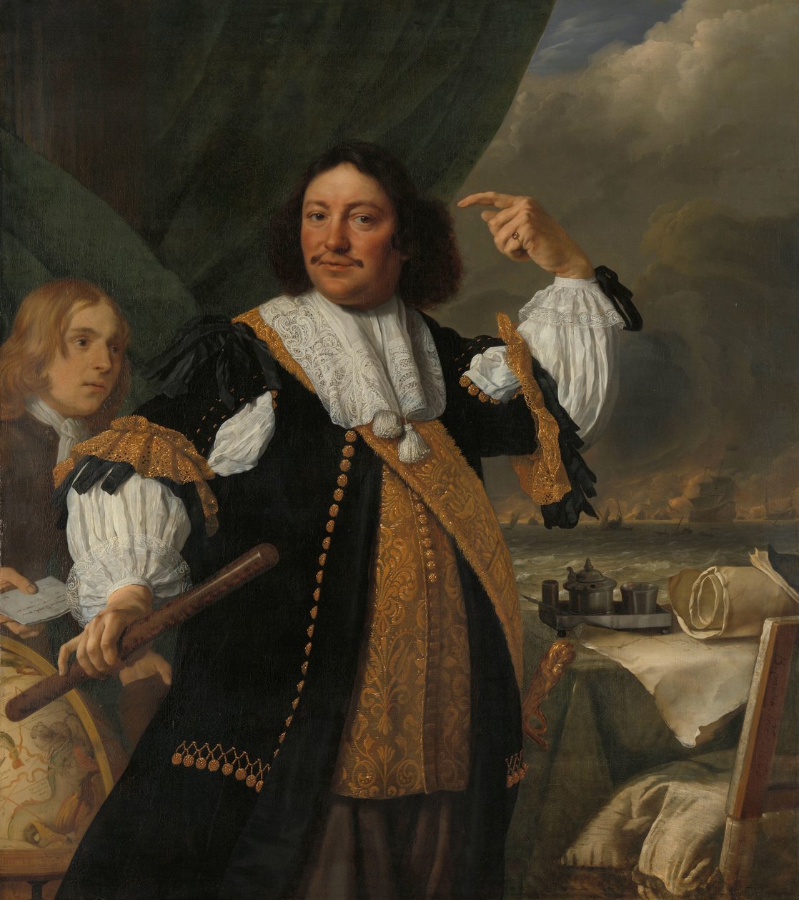 Aert van Nes (1626–1693), vara-amiraali tekijältä Bartholomeus van der Helst