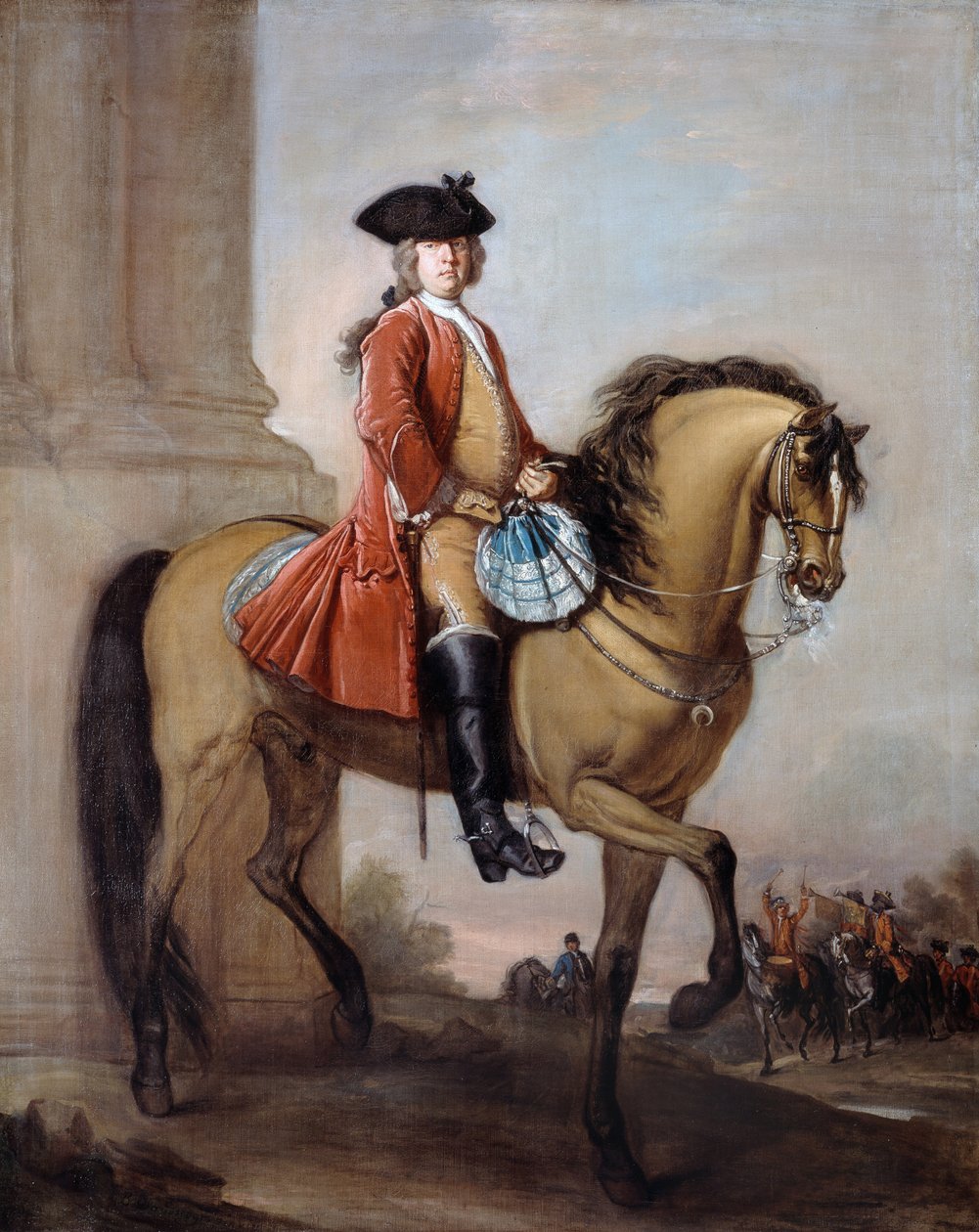 Prikaatikenääri ja luutnantti Richard Gifford (k. 17381739) n. 1727 tekijältä Bartholomew Dandridge