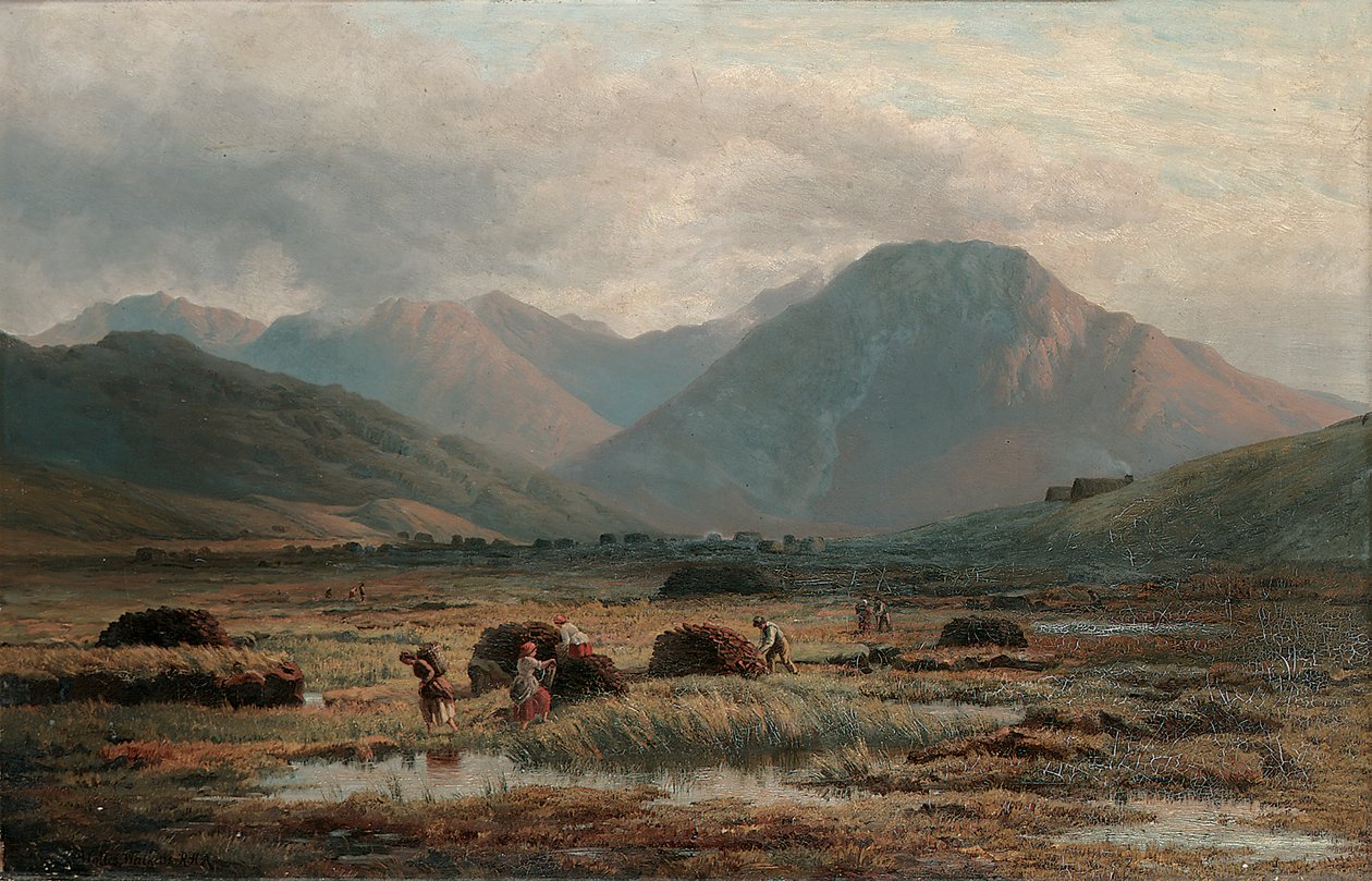 Turvesuo, Letterfrack, Connemara tekijältä Bartholomew Colles Watkins