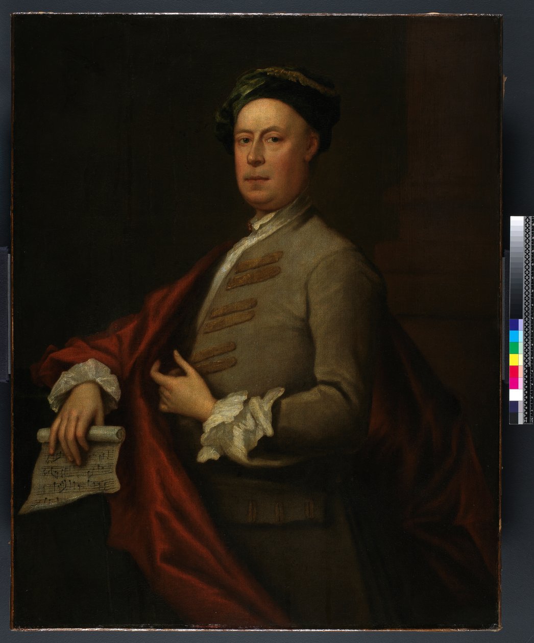 G.F. Händel", ennen vuotta 1754 tekijältä Bartholomew Dandridge