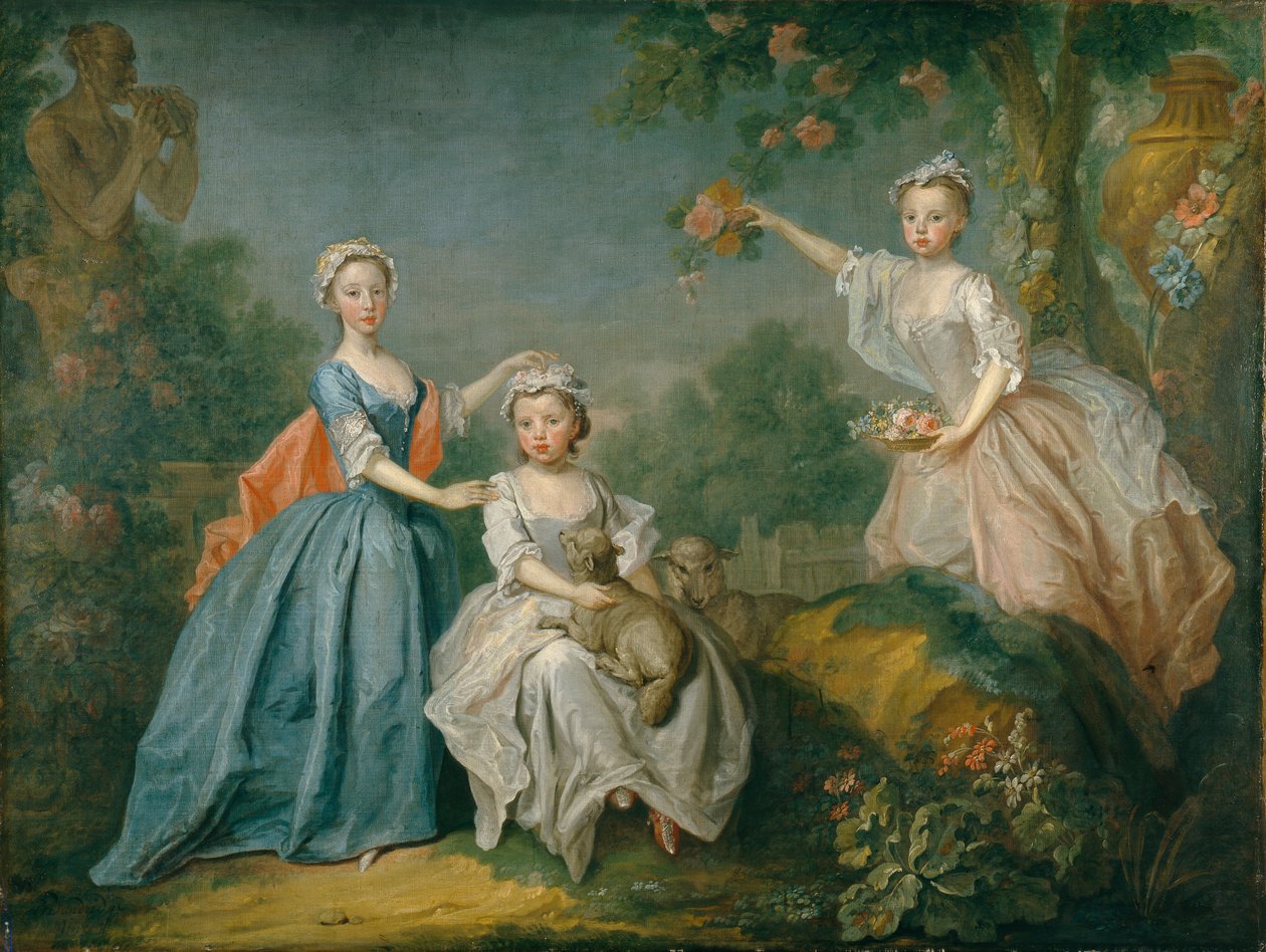 The Ladies Noel, n. 1740 (öljy kankaalle) tekijältä Bartholomew Dandridge