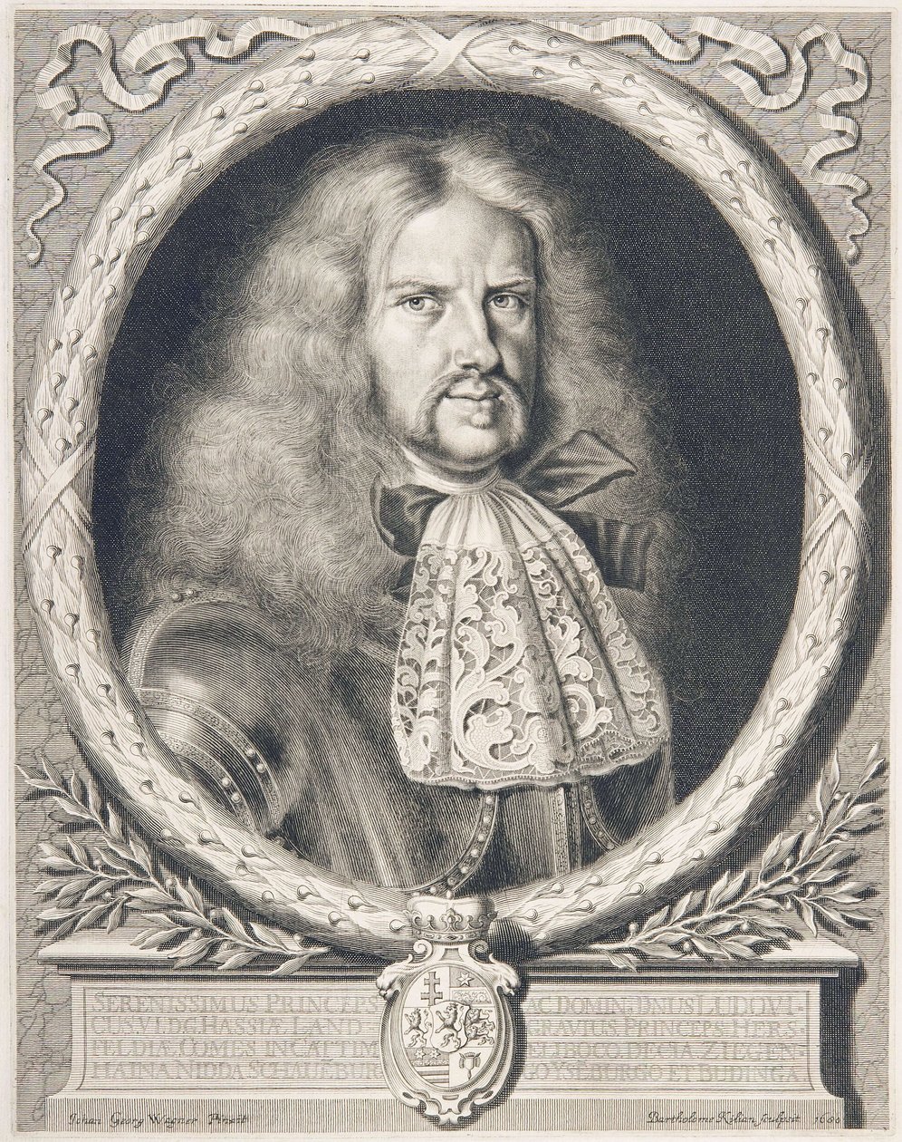 Ludwig VI. (1630–1678), maaherra von Hessen-Darmstadt 1661–1678 tekijältä Bartholomäus Kilian