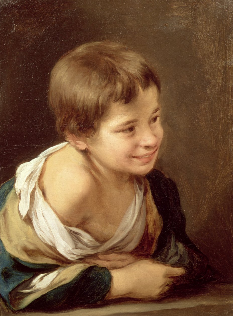Kynnykselle nojaava talonpoika, 1670-80 tekijältä Bartolomé Esteban Murillo