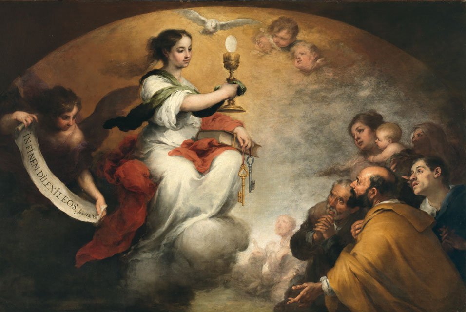 Usko tai kirkko voittaa tekijältä Bartolomé Esteban Murillo