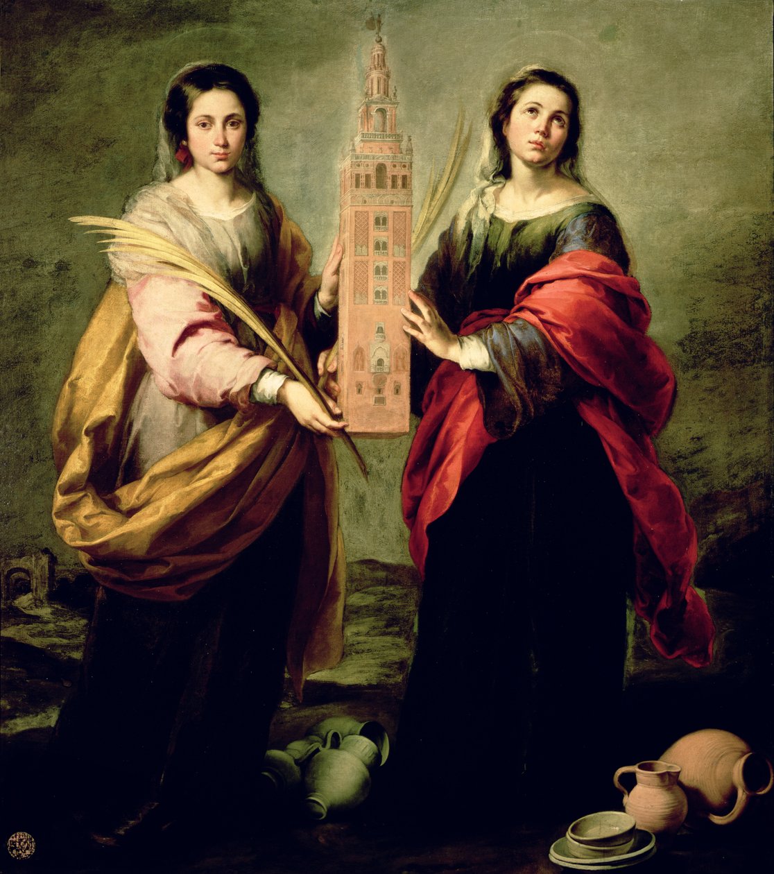 St. Justina ja St. Rufina, 1675 tekijältä Bartolomé Esteban Murillo