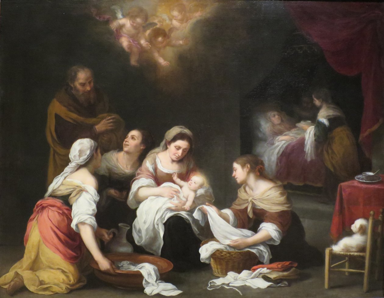 Pyhän Johannes Kastajan syntymä tekijältä Bartolomé Esteban Murillo
