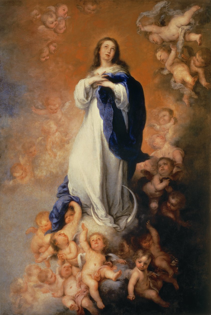 Los Venerablesin eli "Soultin" tahraton sikiäminen, n. 1678 tekijältä Bartolomé Esteban Murillo