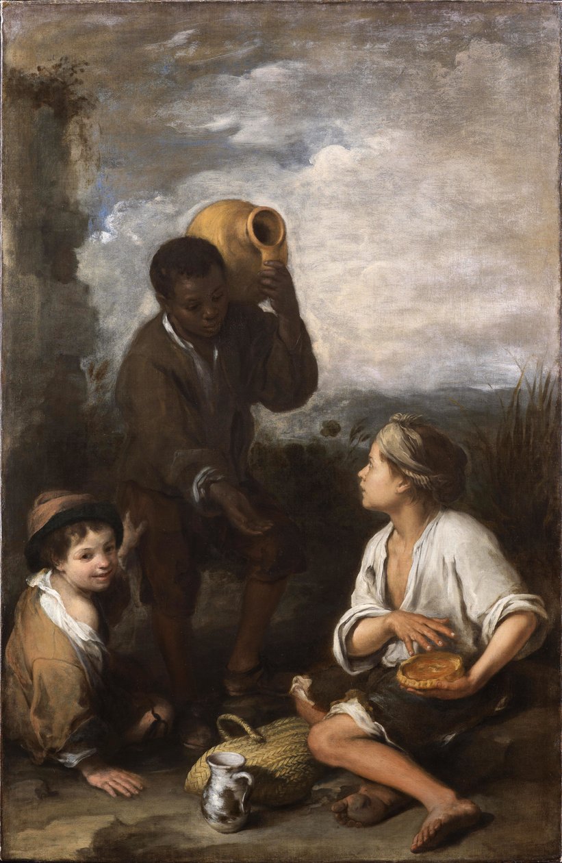 Tres muchachos (Dulwichin kuvagalleria) tekijältä Bartolomé Esteban Murillo