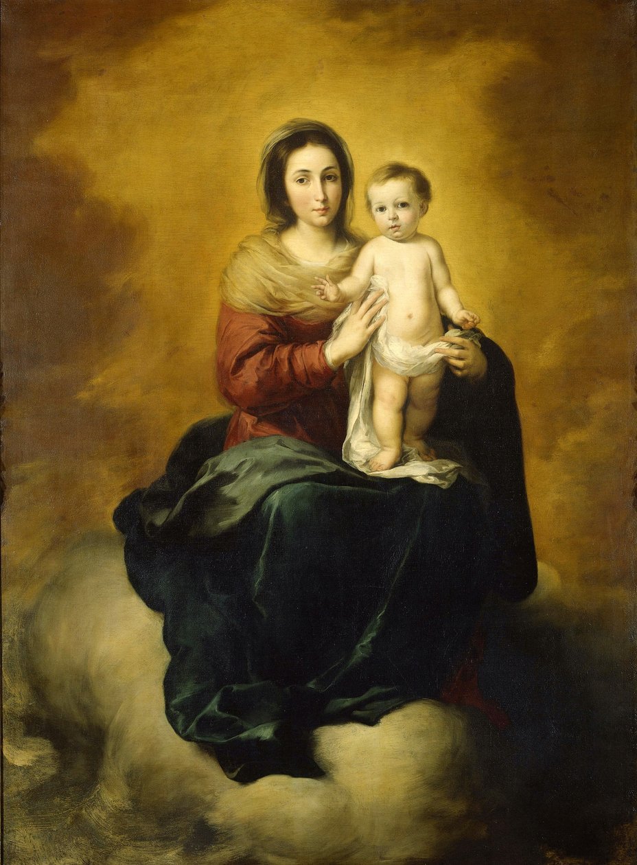 Neitsyt ja lapsi tekijältä Bartolomé Esteban Murillo