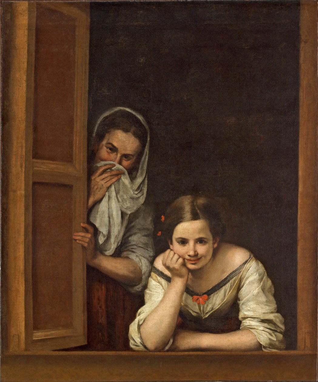 Naiset Galiciasta ikkunassa, n. 1655-1660 tekijältä Bartolomé Esteban Murillo