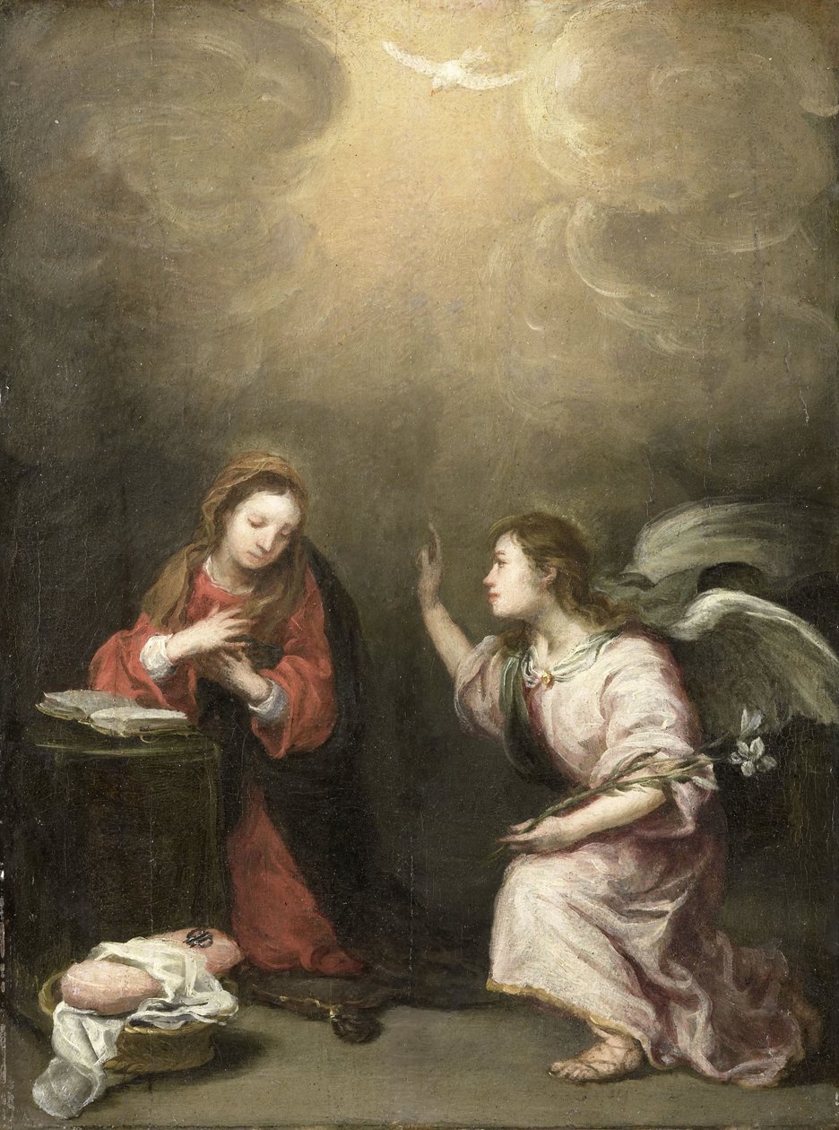 Ilmoitus tekijältä Bartolomé Esteban Murillo (follower of)