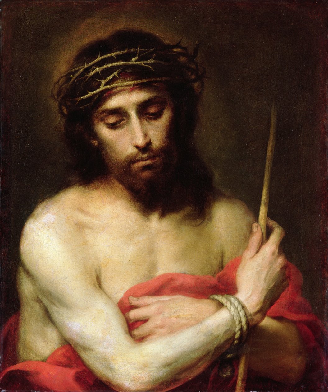 Kristus murheiden mies tekijältä Bartolomé Esteban Murillo