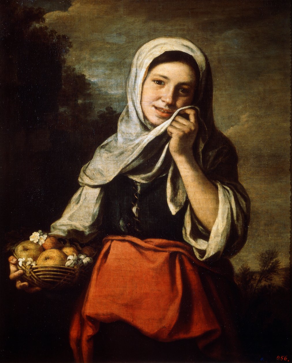 Tyttö myy hedelmiä, c1650-c1660 tekijältä Bartolomé Esteban Murillo
