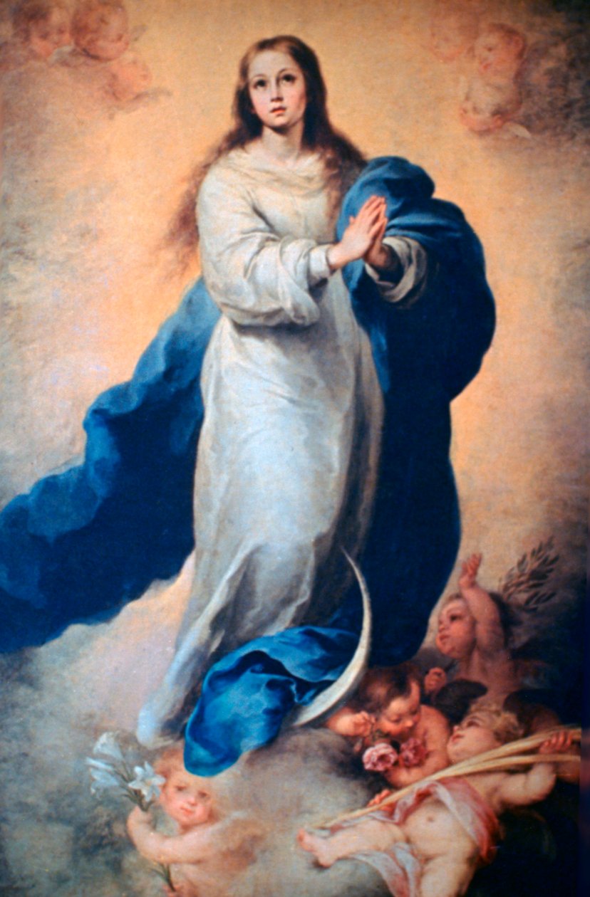 Immaculate Concept, 1665-1670 tekijältä Bartolomé Esteban Murillo