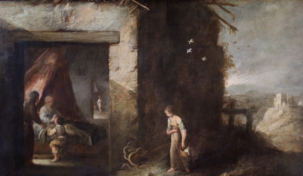 "Isaac Blessing Jacob", 1600-luku tekijältä Bartolomé Esteban Murillo