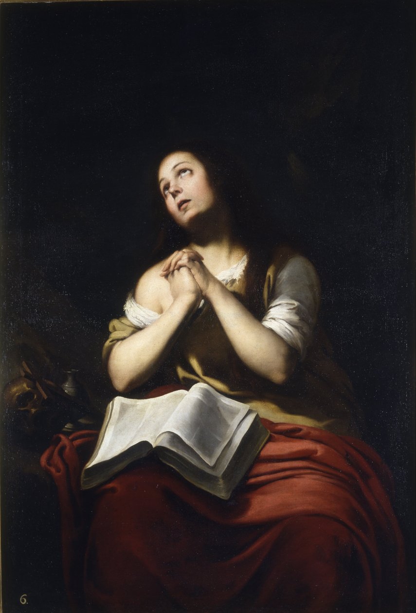 La Magdalena tekijältä Bartolomé Esteban Murillo
