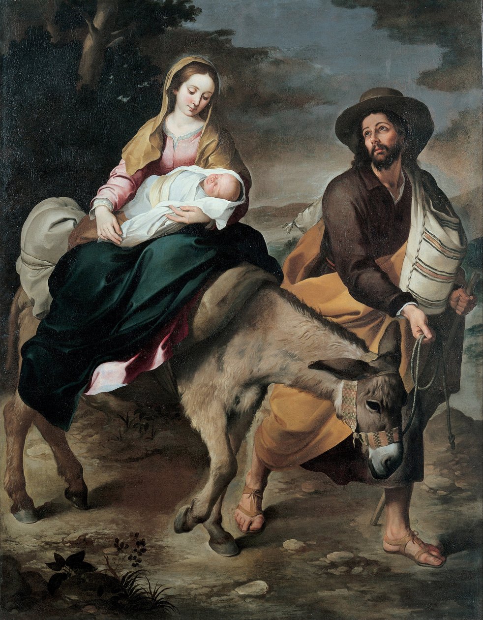 Lento Egyptiin vuosina 1645-1649 tekijältä Bartolomé Esteban Murillo