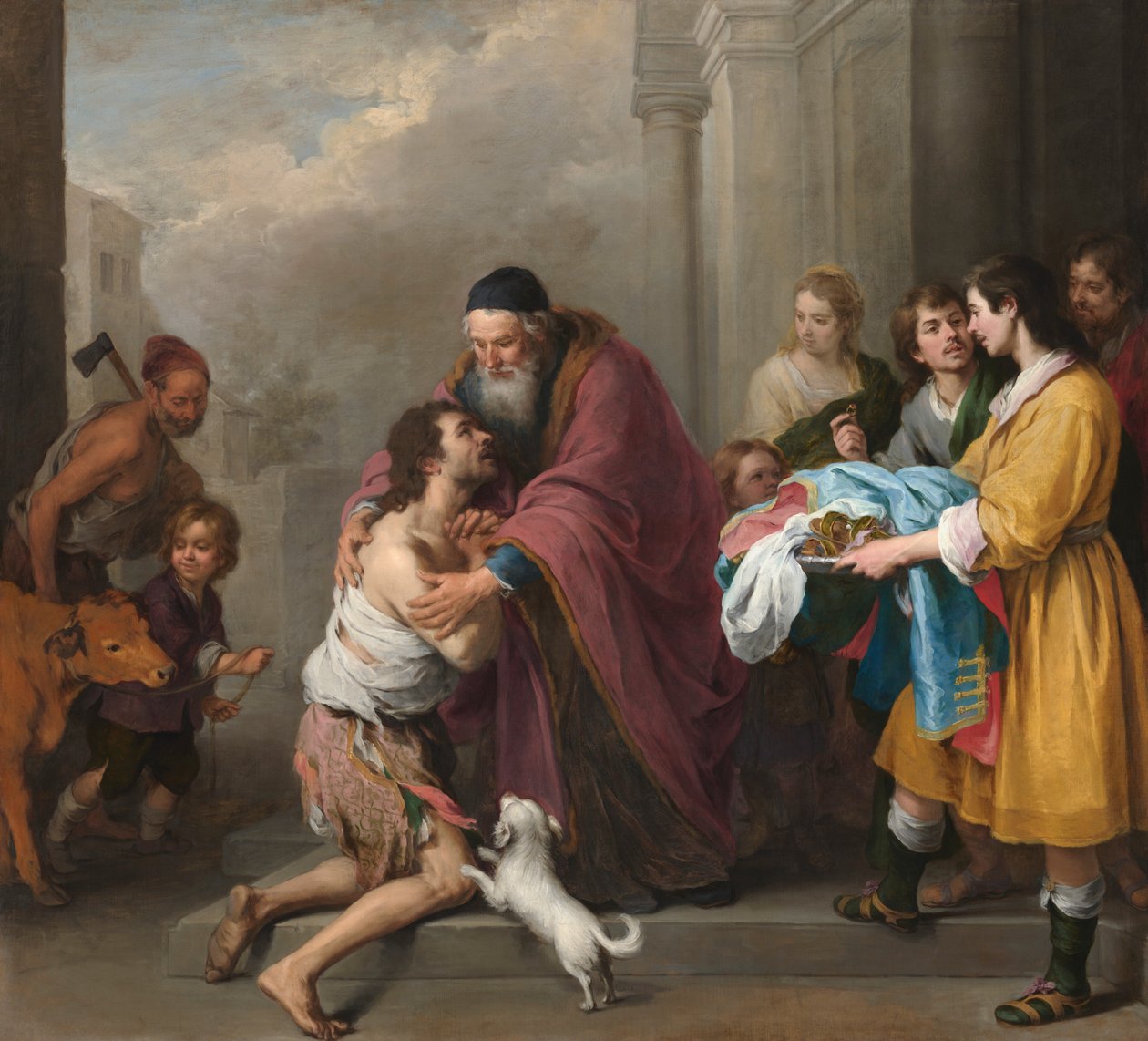 Tuhlaajapojan paluu tekijältä Bartolomé Esteban Murillo