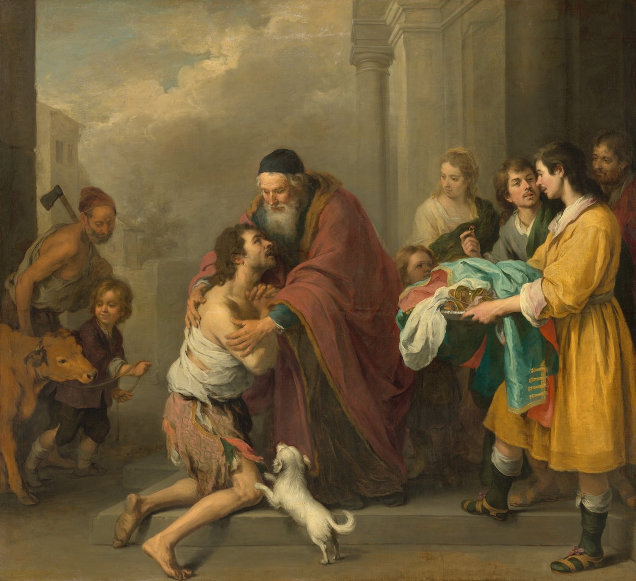 Tuhlaajapojan paluu, 16671670. tekijältä Bartolomé Esteban Murillo