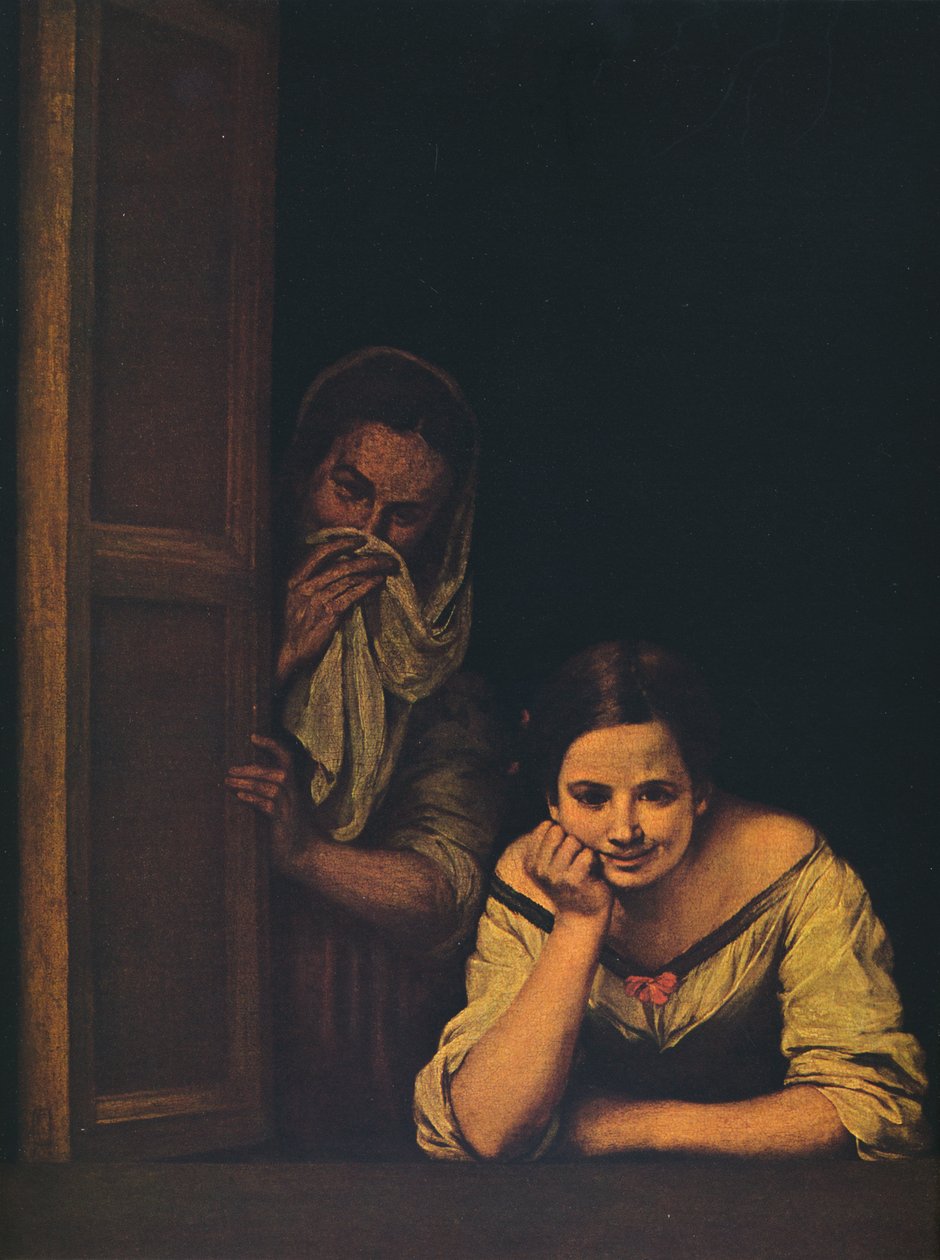 Kaksi naista ikkunassa, 1655-1660 tekijältä Bartolomé Esteban Murillo