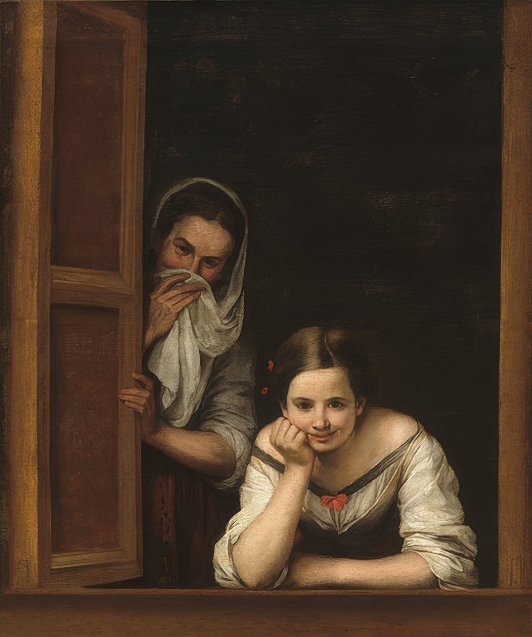 Kaksi naista ikkunalla. Noin 1655/60 tekijältä Bartolomé Esteban Murillo