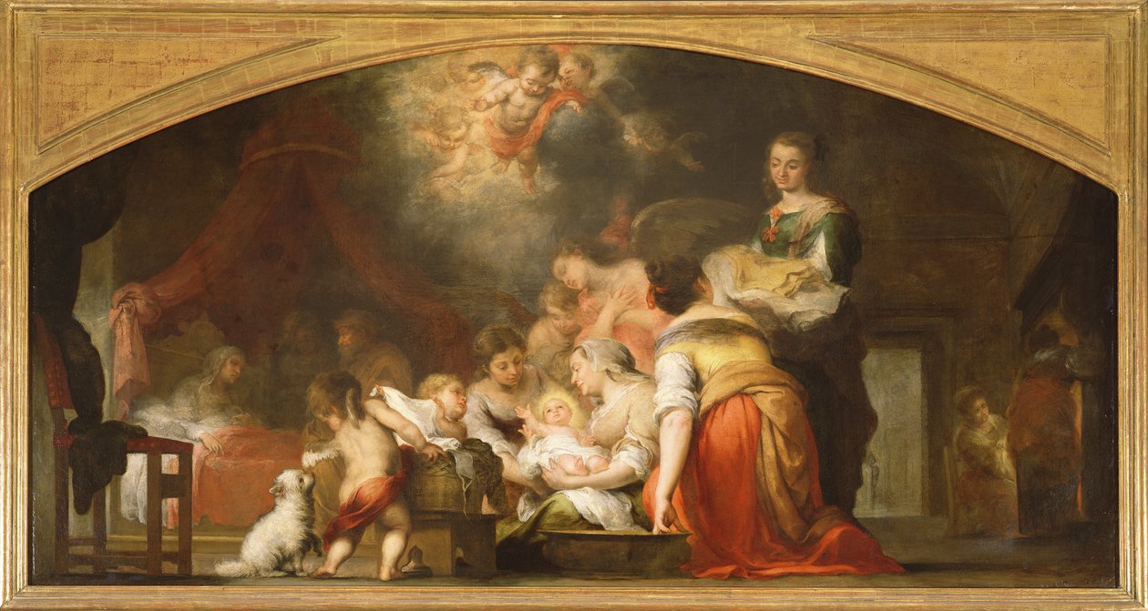 Neitsyen syntymä, 1661 tekijältä Bartolomé Esteban Murillo