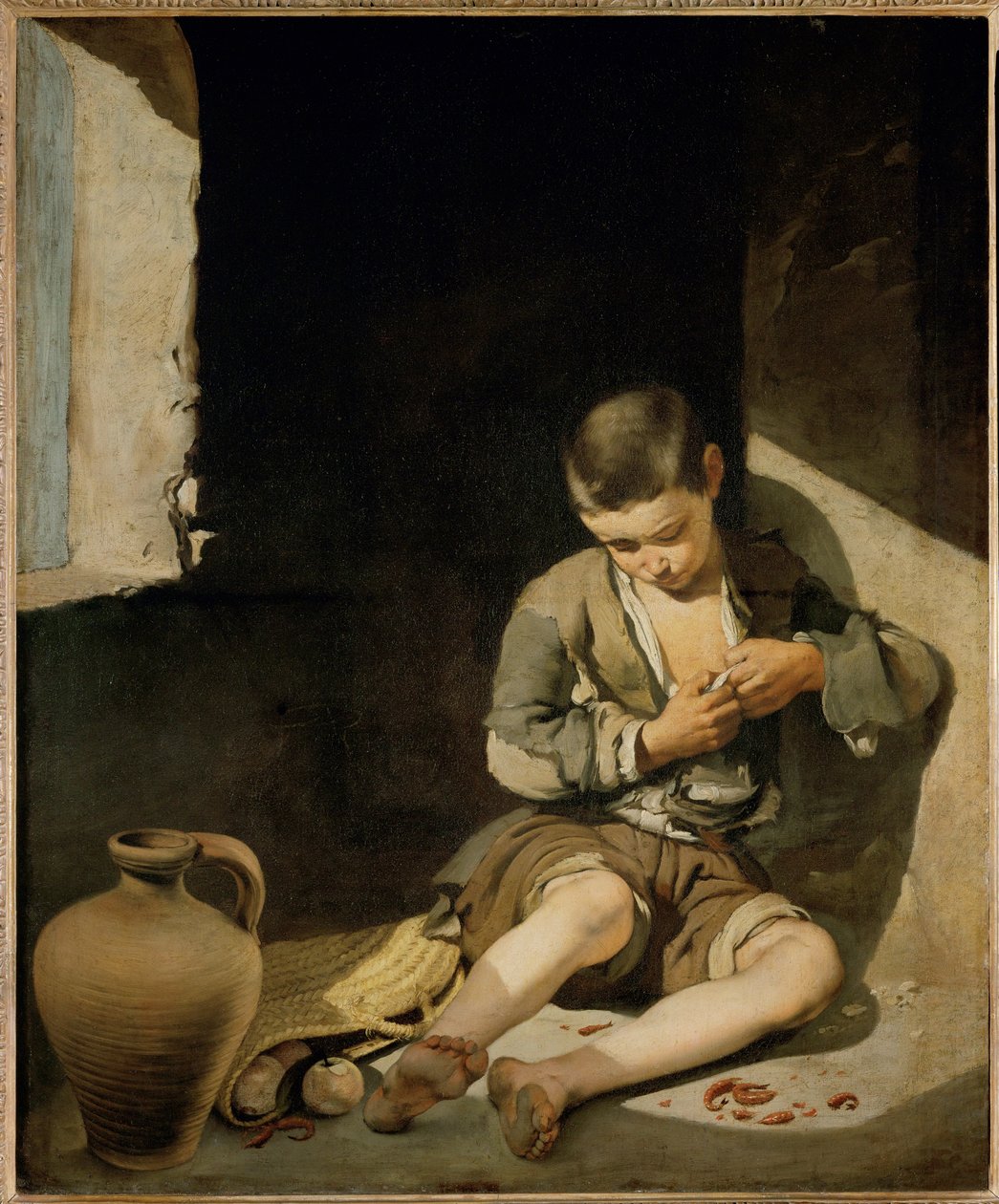 Le jeune mendiant - nuori kerjäläinen ... tekijältä Bartolome Esteban (school of) Murillo